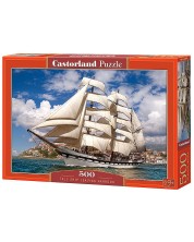 Puzzle Castorland od 500 dijelova - Brod polazeći iz luke 