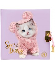 Tajni dnevnik s lokotom Studio Pets - Mačić Mousey -1