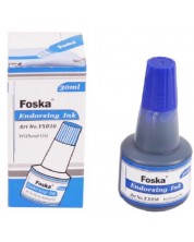Tinta za tampon Foska - 30 ml, plava -1