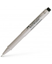 Fineliner flomaster Faber-Castell Ecco-Pigment - 0.2 mm, crni