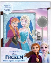 Tajni dnevnik Disney - Frozen, sa šljokicama i olovkom -1