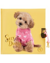 Tajni dnevnik s lokotom Studio Pets - Pudlica Cookie