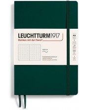 Rokovnik Leuchtturm1917 Natural Colors - A5, tamnozeleni, točkaste stranice, meki uvez -1