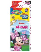 Tempera boje Colorino Disney - Junior Minnie, 12 boja, 12 ml -1