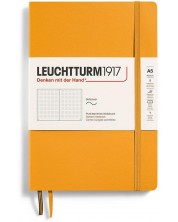 Rokovnik Leuchtturm1917 Rising Colors - A5, narančasti, točkasta, meki uvez
