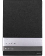 Bilježnica Hugo Boss Essential Storyline - B5, bijeli listovi, crna -1