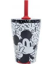 Termo čaša sa slamkom Stor Mickey Mouse - Vibes, 360 ml