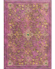 Bilježnica Paperblanks Diamond Jubilee - 13 x 18 cm, 72 lista, sa širokim redovima