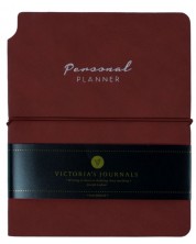 Rokovnik Victoria's Journals Kuka - Bordo, plastične korice, 96 listova, A6