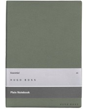 Bilježnica Hugo Boss Essential Storyline - A5, bijeli listovi, siva -1