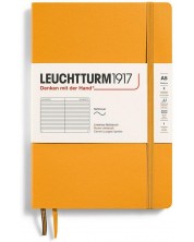 Rokovnik Leuchtturm1917 Rising Colors - A5, narančasti, s linijama, meki uvez -1