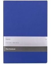 Bilježnica Hugo Boss Essential Storyline - B5, bijeli listovi, plava -1