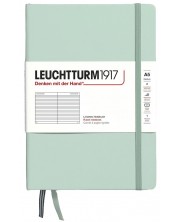 Rokovnik Leuchtturm1917 Natural Colors - A5, svijetlozeleni, s linijama, tvrdi uvez -1