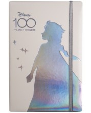 Bilježnica s gumicom Cool Pack Opal - Disney 100, Frozen, A5, široki redovi, 80 listova