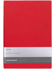Bilježnica Hugo Boss Essential Storyline - B5, s linijama, crvena -1