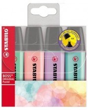 Tekst marker Stabilo Boss Original Pastel - 4 boje