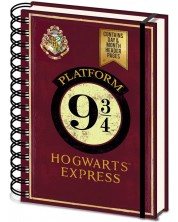 Bilježnica Pyramid Movies: Harry Potter - Platform 9 3/4, sa spiralom, A4 format