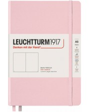 Bilježnica Leuchtturm1917 Muted Colors - А5, bijele stranice, Powder