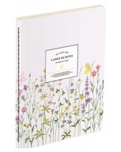 Rokovnik Victoria's Journals Florals - Svijetloljubičasti, laminirane korice, u redovima, 48 listova, B5 -1