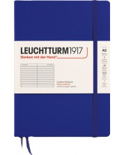 Bilježnica Leuchtturm1917 New Colours - A5, na linije, Ink, tvrde korice -1