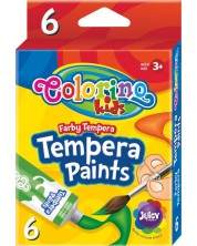 Tempera boje Colorino Kids - 6 boja, u tubama