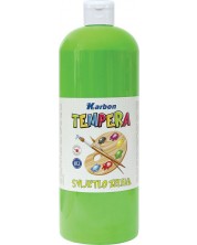 Tempera boja Karbon - 1000 ml, svijetlo zelena