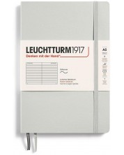 Rokovnik Leuchtturm1917 Natural Colors - A5, sivi, s linijama, meki uvez -1