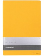 Bilježnica Hugo Boss Essential Storyline - B5, s linijama, žuta
