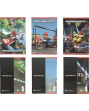 Bilježnica Panini Super Mario - Mariokart, A4, 40 listova, asortiman -1
