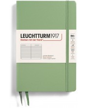 Rokovnik Leuchtturm1917 Paperback - B6+, svijetlozeleni, linirani, tvrdi uvez