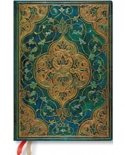 Bilježnica Paperblanks Turquoise Chronicles - Midi, 80 listova, 2024