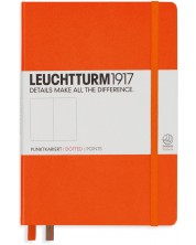 Rokovnik Leuchtturm1917 - A5, točkaste stranice, Orange