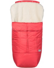 Univerzalna vreća za dječja kolica s vunom DoRechi - Trend, crvena -1
