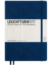 Rokovnik Leuchtturm1917 Notebook Medium A5 - Plava, točkaste stranice -1