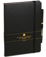 Bilježnica s tvrdim koricama Victoria's Journals А5, crna