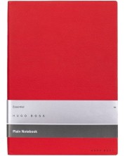 Bilježnica Hugo Boss Essential Storyline - B5, bijeli listovi, crvena