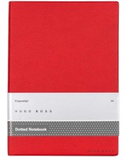 Bilježnica Hugo Boss Essential Storyline - A5, s točkicama, crvena -1