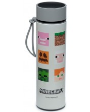 Termosica s digitalnim termometrom Puckator - Minecraft  Faces, 450 ml -1