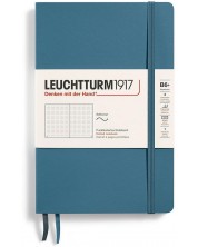 Rokovnik Leuchtturm1917 Paperback - B6+, svijetloplavi, točkaste stranice, meki uvez