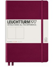 Bilježnica Leuchtturm1917 - А5, bijele stranice, Port Red