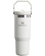 Termo šalica Stanley The IceFlow - Flip Straw, 890 ml, bijela