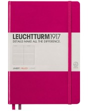 Rokovnik Leuchtturm1917 Medium - A5, ružičasti, stranice u redovima -1