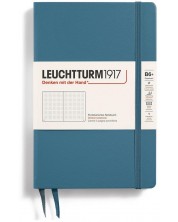 Rokovnik Leuchtturm1917 Paperback - B6+, plavi, točkaste stranice, tvrdi uvez -1