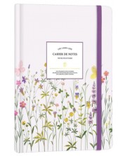 Rokovnik Victoria's Journals Florals - Svijetloljubičasi, tvrdi uvez, točkasti, A5
