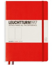 Bilježnica Leuchtturm1917 Notebook Medium А5 - Crvena, točkaste stranice