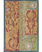 Bilježnica Paperblanks Wild Thistle - 9.5 х 14 cm, 104 lista, sa širokim redovima