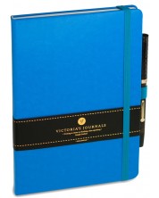Rokovnik s tvrdim koricama Victoria's Journals A5, plava -1