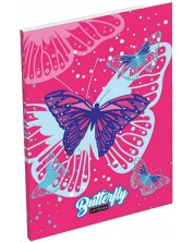 Bilježnica A7 Lizzy Card Pink Butterfly 