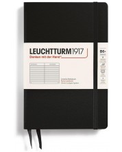 Rokovnik Leuchtturm1917  Paperback - B6+, crni, liniran, tvrdi uvez -1