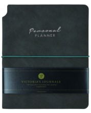Rokovnik Victoria's Journals Kuka - Tamnozeleni, plastični omot, 96 listova, A6